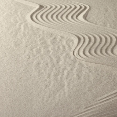 Trame zen disegnate nella sabbia